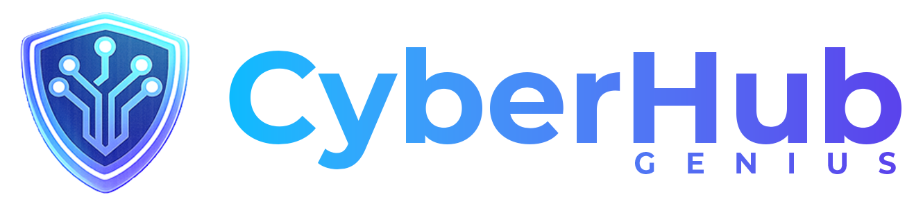 Logo CyberHub che rappresenta cybersecurity, innovazione digitale e protezione informatica